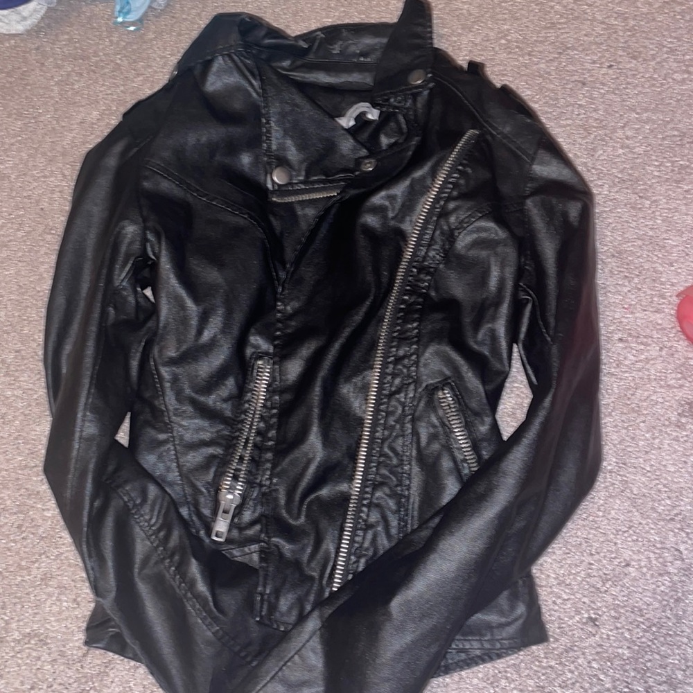 “Celebrity PINK” leather jacket. Fits great